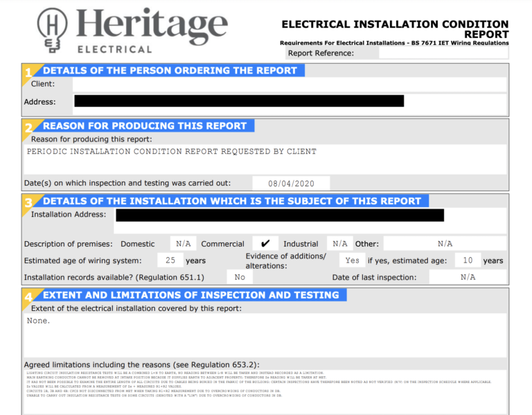 What Is An Eicr Heritage Emergency Electrician