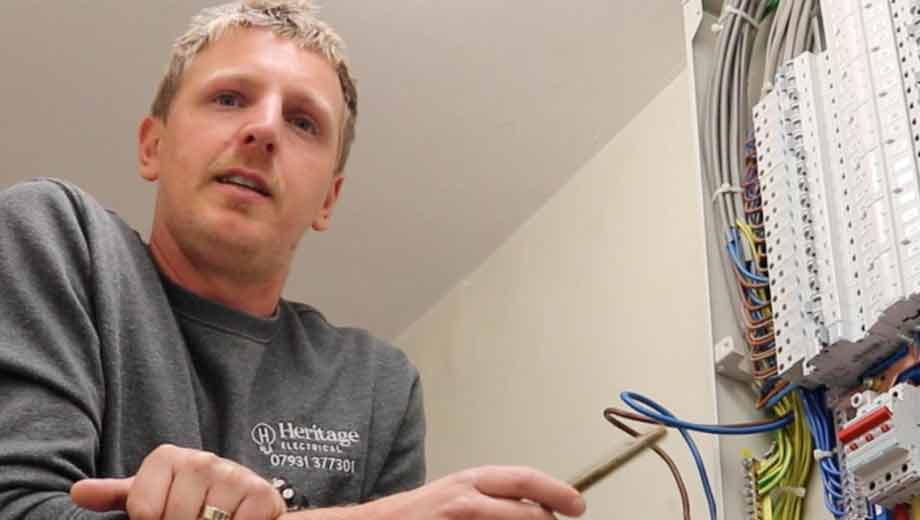 Electrician Paul Watson